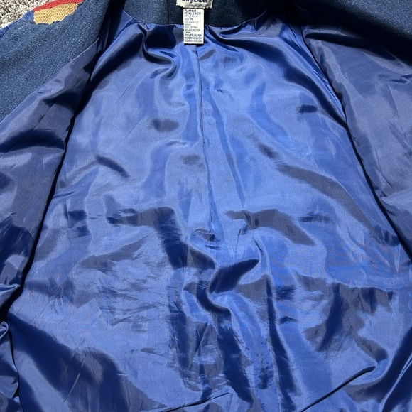 VTG Koret City Blues Cottage Core Patchwork Brown Granny core Jacket Women's M - Picture 7 of 8